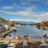 Enjoy this lovely view from our third floor balconies.